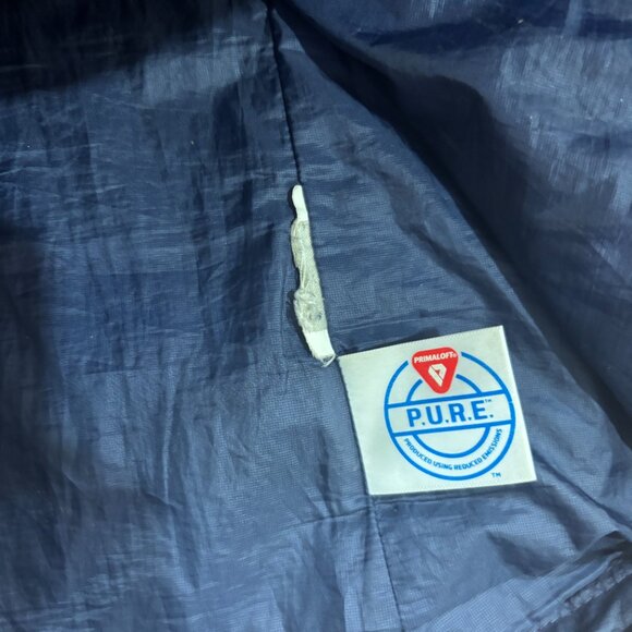 Men's Size XL Patagonia Nano Puff Vest Full Zip Insulated Navy Blue Jacket READ - Picture 6 of 11